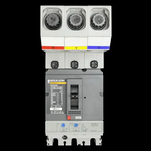 MERLIN GERIN 200 AMP 36kA TRIPLE POLE MCCB MGP2003 NS250N