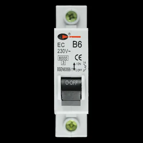 CGD 6 AMP CURVE B 6kA MCB CIRCUIT BREAKER 230V EC