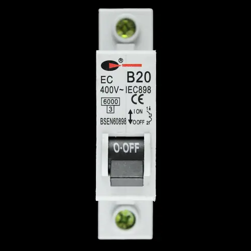CGD 20 AMP CURVE B 6kA MCB CIRCUIT BREAKER 400V EC
