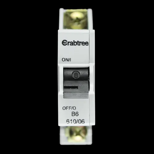 CRABTREE 6 AMP CURVE B 6kA MCB CIRCUIT BREAKER 610/06