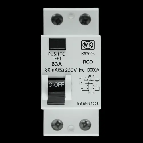 MK 63 AMP 30mA DOUBLE POLE RCD TYPE AC K5760S