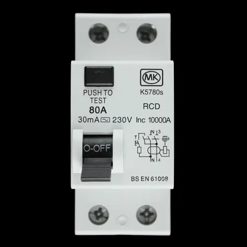 MK 80 AMP 30mA DOUBLE POLE RCD TYPE AC K5780S SENTRY