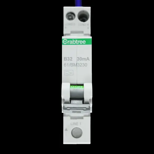 CRABTREE 32 AMP CURVE B 6kA 30mA RCBO TYPE A STARBREAKER 61/BM3230