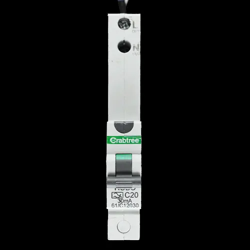 CRABTREE 20 AMP CURVE C 10kA 30mA RCBO TYPE A 61/C12030 STARBREAKER BC