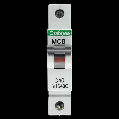 CRABTREE 40 AMP CURVE C 10kA MCB CIRCUIT BREAKER LOADSTAR 6HS40C BC