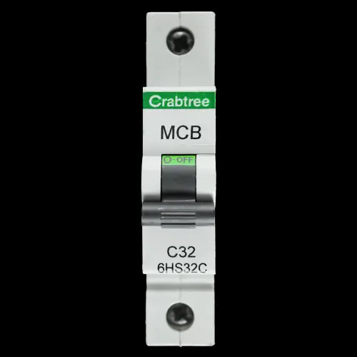CRABTREE 32 AMP CURVE C 10kA MCB CIRCUIT BREAKER LOADSTAR 6HS32C BC