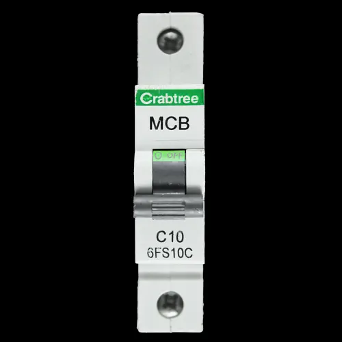 CRABTREE 10 AMP CURVE C 6kA MCB CIRCUIT BREAKER 6FS10C BC