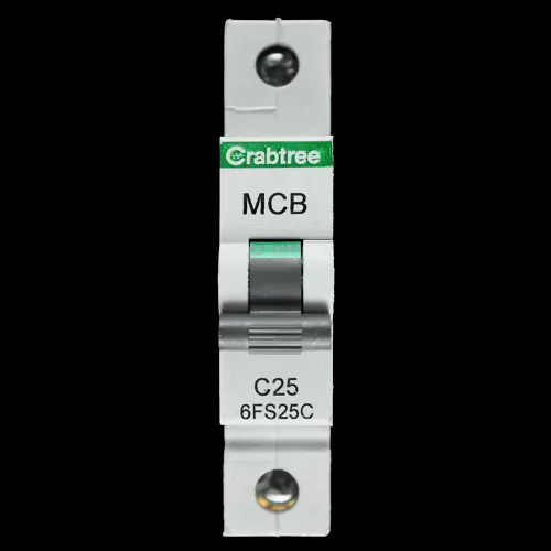 CRABTREE 25 AMP CURVE C 6kA MCB CIRCUIT BREAKER 6FS25C BC