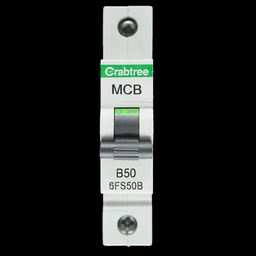 CRABTREE 50 AMP CURVE B 6kA MCB CIRCUIT BREAKER 6FS50B BC