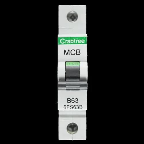 CRABTREE 63 AMP CURVE B 6kA MCB CIRCUIT BREAKER 6FS63B BC