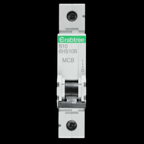 CRABTREE 10 AMP CURVE B 10kA MCB CIRCUIT BREAKER LOADSTAR 6HS10B