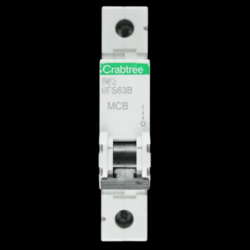 CRABTREE 63 AMP CURVE B 6kA MCB CIRCUIT BREAKER LOADSTAR 6FS63B