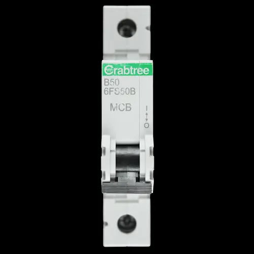 CRABTREE 50 AMP CURVE B 6kA MCB CIRCUIT BREAKER LOADSTAR 6FS50B