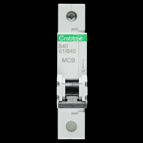 CRABTREE 40 AMP CURVE B 6kA MCB CIRCUIT BREAKER STARBREAKER 61/B40 NS