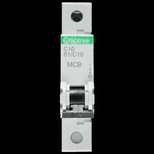CRABTREE 10 AMP CURVE C 6kA MCB CIRCUIT BREAKER STARBREAKER 61/C10 NS
