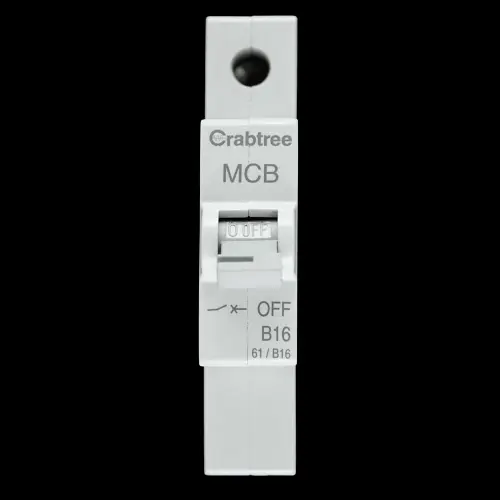 CRABTREE 16 AMP CURVE B 6kA MCB CIRCUIT BREAKER STARBREAKER 61/B16 G
