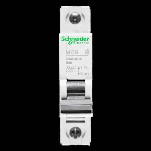 SCHNEIDER 50 AMP CURVE B 6kA MCB CIRCUIT BREAKER DOMAE DOM50B6
