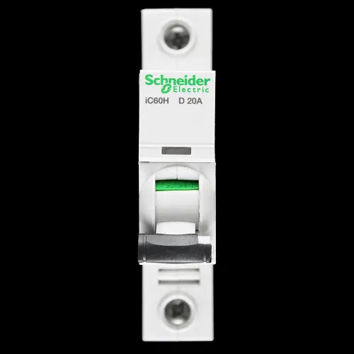 SCHNEIDER 20 AMP CURVE D 10kA MCB CIRCUIT BREAKER A9F55120 IC60H