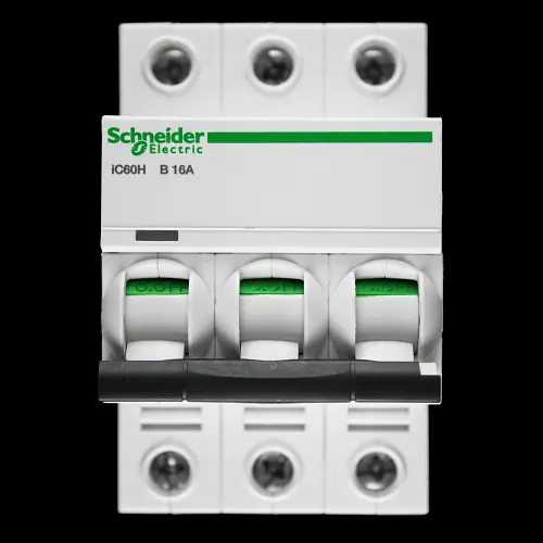 SCHNEIDER 16 AMP CURVE B 10kA TRIPLE POLE MCB CIRCUIT BREAKER A9F53316 IC60H