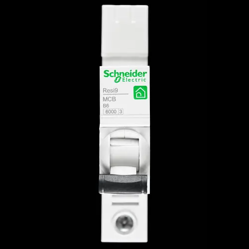 SCHNEIDER 6 AMP CURVE B 6kA MCB CIRCUIT BREAKER R9F87106 RESI9
