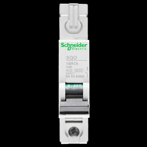 SCHNEIDER 32 AMP CURVE C 6kA MCB CIRCUIT BREAKER SQO 132EC6