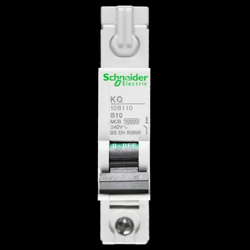 SCHNEIDER 10 AMP CURVE B 10kA MCB CIRCUIT BREAKER KQ 10B110
