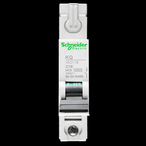 SCHNEIDER 16 AMP CURVE C 10kA MCB CIRCUIT BREAKER KQ 10C116