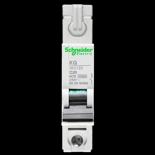 SCHNEIDER 25 AMP CURVE C 10kA MCB CIRCUIT BREAKER KQ 10C125