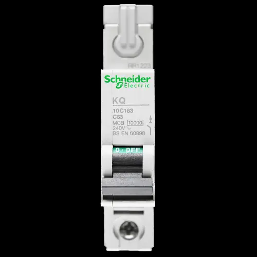 SCHNEIDER 63 AMP CURVE C 10kA MCB CIRCUIT BREAKER KQ 10C163