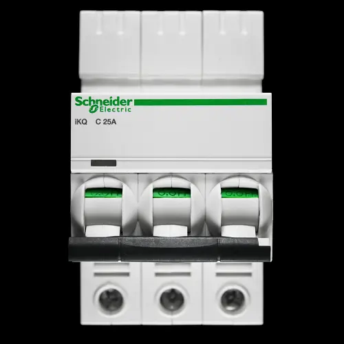 SCHNEIDER 25 AMP CURVE C 10kA TRIPLE POLE MCB CIRCUIT BREAKER IKQ A9F57325