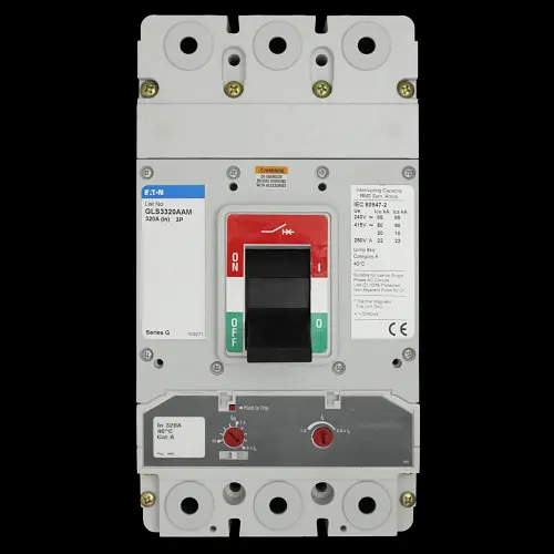 EATON 320 AMP 50kA TRIPLE POLE MCCB GLS3320AAM