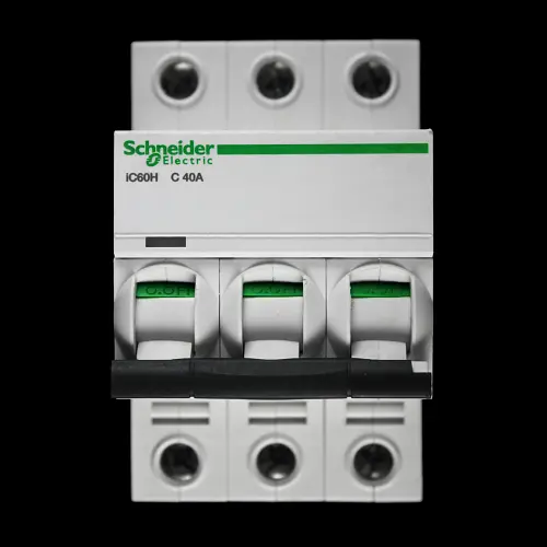 SCHNEIDER 40 AMP CURVE C 10kA TRIPLE POLE MCB CIRCUIT BREAKER A9F54340 IC60H