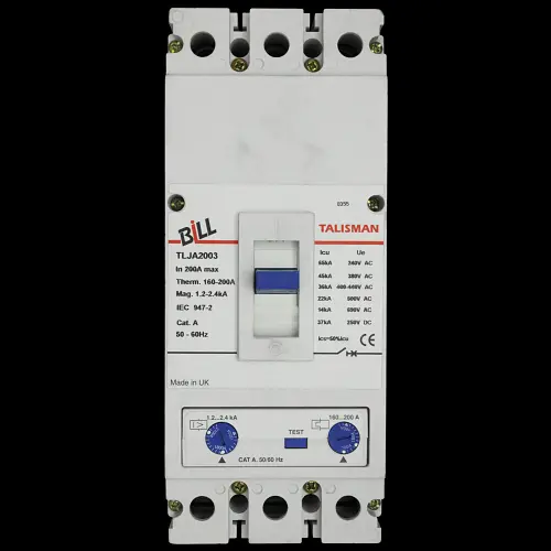 BILL 200 AMP 36kA TRIPLE POLE MCCB TLJA2003