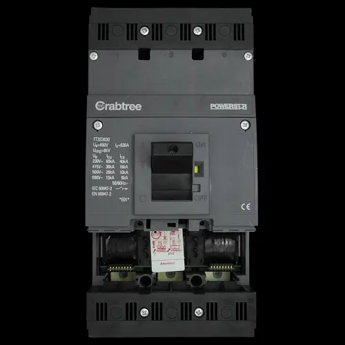 CRABTREE 36kA TRIPLE POLE MCCB POWERSTAR 7T3S3630