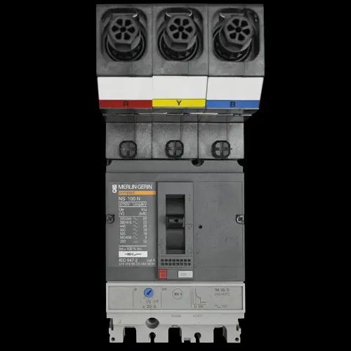 MERLIN GERIN 25 AMP 25kA TRIPLE POLE MCCB MGP0253 NS100N