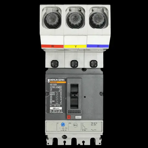 MERLIN GERIN 40 AMP 25kA TRIPLE POLE MCCB NS100N MGP0403