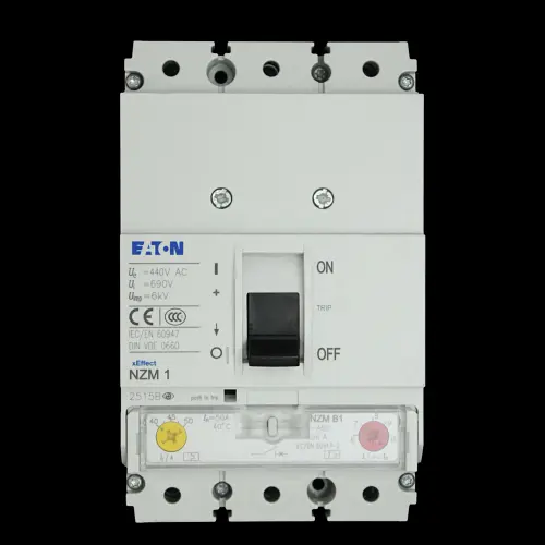 EATON 50 AMP 25kA TRIPLE POLE MCCB NZM1 NZMB1-A50