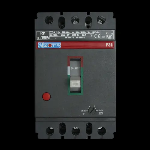 PROTEUS 100 AMP 35kA TRIPLE POLE MCCB F31