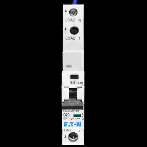 EATON 20 AMP CURVE B 6kA 30mA RCBO TYPE AC EAD20BH30