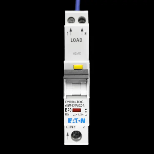 EATON 40 AMP CURVE B 10kA 30mA RCBO TYPE A ERBM-40/1/B/003 EMBH140R30C