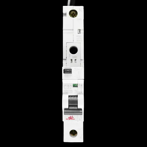 BILL 32 AMP CURVE C 10kA 30mA RCBO TYPE AC POD MEMSHIELD 2 S30 MR30