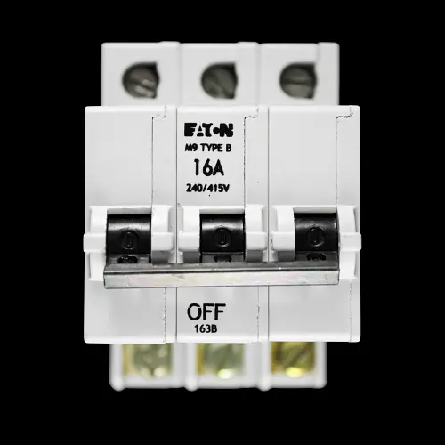 EATON 16 AMP CURVE B M9 TRIPLE POLE MCB CIRCUIT BREAKER 163B