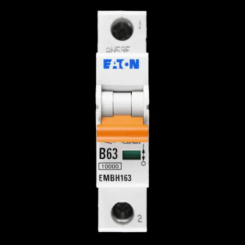 EATON 63 AMP CURVE B 10kA MCB CIRCUIT BREAKER EMBH163