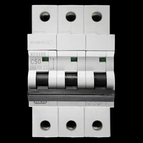 MEM EATON 50 AMP CURVE C 10kA TRIPLE POLE MCB CIRCUIT BREAKER MCH350
