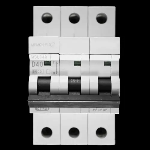 MEM EATON 40 AMP CURVE D 6kA TRIPLE POLE MCB CIRCUIT BREAKER MDL340