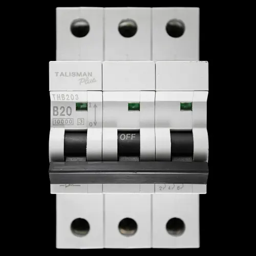 BILL 20 AMP CURVE B 10kA TRIPLE POLE MCB CIRCUIT BREAKER THB203