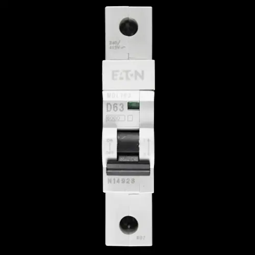MEM EATON 63 AMP CURVE D 6kA MCB CIRCUIT BREAKER MDL163