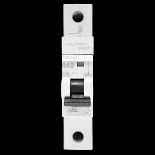 BILL 40 AMP CURVE B 10kA MCB CIRCUIT BREAKER THB401