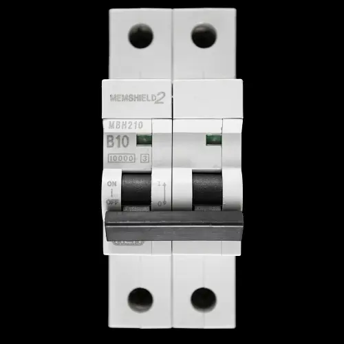 MEM EATON 10 AMP CURVE B 10kA DOUBLE POLE MCB CIRCUIT BREAKER MBH210