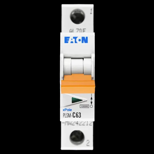 EATON 63 AMP CURVE C 10kA MCB CIRCUIT BREAKER XPOLE PLSM-C63-MW